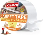 Xfasten Double Sided Carpet Tape For Area Rugs, 4 Inch 30 Yards, White New. Price: $34.52.