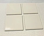 Vintage New Old Stock Gloss White Edging Tiles 1/4" Square Usa Used. Price: $20.00.