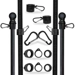Pack Of 2 Ffn 5 Foot Premium Tangle-free Carbon-fiber Flag Poles Each... New. Price: $64.99.
