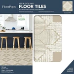 Floorpops Sullivan Peel & Stick Tiles, Cream New. Price: $22.64.