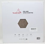 Yenhome 35 Pcs Floor Tile 12"X12" Natural Wood Peel And Stick New. Price: $59.95.