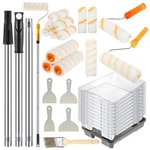 31 Pcs 4" 9" Paint Roller Kit With Extension Pole Include ... New. Price: $36.33.