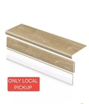 Cap Tread Vinyl Stair Kit 47" X 12.15" 2.28" Dusk Cherry/sheaoak New. Price: $40.99.