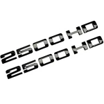 2500 Hd Badge 2-PC Black Set Of Replacement Emblems For Silverado ... New. Price: $47.41.