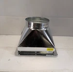 Master Flow 12" To 8" Universal Register Box With Flange Galvanized Steel New. Price: $38.50.