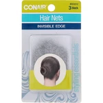 Conair Invisible Edge Hair Nets, Black, 3 Ct New. Price: $7.87.