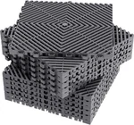 12-PCS Interlocking Tile, 12" X Indoor/outdoor Self-drainage 12-PACK Grey New. Price: $28.95.