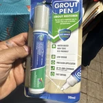 *new* Grout Pen Light Tile Paint Marker Grey, Wide 15MM Tip (20ML). Price: $18.88.
