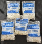 Tile Spacers 1/4IN Superior 81-P14B Flooring Tools Lot Of 5 Bags Used. Price: $19.87.