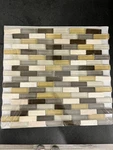 Luxor Valley Brick Glass Stone Mesh Mounted Mosaic Tiles Msi (one Box) Of 10 New. Price: $41.00.