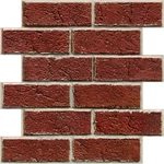 Comstickc 3D Peel And Faux Brick Wall Panels, Red Covering, Sma New. Price: $41.37.
