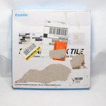 (12-PK) Jeedeson Peel And Stick Backsplash Tile Vinyl White 12" X Open. Price: $23.99.