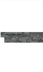 Msi Glacial Black 24" 6" Rectangle Wall Tile - Textured Natural Stacked New. Price: $299.99.