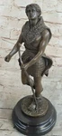 Apollo God Of Light And Sun Pure Bronze Sculpture Statue Archer Marble Figurine Unspecified. Price: $149.50.