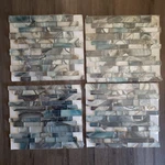 Ms International Night Sky Interlocking Glass Wall Lot Of 12X14" Tiles New. Price: $43.51.
