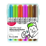 Monami Whiteboard Markers Liquid Direct Feed Bullet Tip 6 Color Set Sigmaflo New. Price: $27.99.