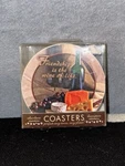 New Thirstystone Round / Ceramic Wine Drink Coasters Friendship 4 Pack. Price: $14.99.