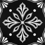 Dureidos Peel And Stick Tiles: Black White Waterproof Vinyl Floorin... New. Price: $22.27.