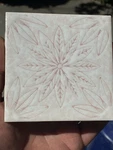 26 H&r Johnson Cristal Rare Flowers Tiles Pink Tint 1970S Nos Retro Vtg Ex Open. Price: $59.99.