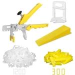 Dgsl Tile Leveling System With Plier 1200-PIECE Spacers Clips And 300-PIECE... New. Price: $68.58.