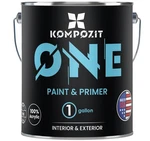 Kompozit One Ultra Cover Interior/exterior White 100% Acrylic Paint & Primer For New. Price: $87.28.