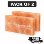 Himalayan Pink Salt Tiles Bricks 8" X 4" 1" Pack Of 2 For Spa Sauna Rooms New. Price: $27.50.