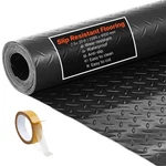 Garage Mat 7.5 X 20 Ft 2.2MM Pvc Diamond Plate Black Vevor Roll Flooring New. Price: $209.99.