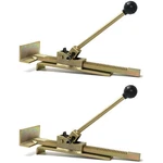 Hardwood Flooring Jack Set 2-PACK Precision Alignment Tool With Ratchet System New. Price: $87.71.