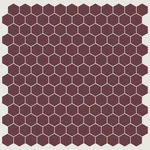 Shaw 589TS Technicolor Dreams - 11" Hexagon Penny Floor And Maroon New. Price: $26.60.