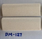 Pieces Ceramic Tile Bullnose A4200 Mud Cap D127 Desert Sand Beige Gold Specks Open. Price: $13.50.