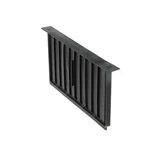 Master Flow 16 In. X 8 Plastic Resin Slider Foundation Vent Black - Lot Of 4 Open. Price: $21.99.