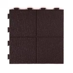 16 In. X 5/8 Brown Cobblestone Smartloc Rubber Paver (9-PACK) New. Price: $89.66.