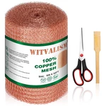 Copper Mesh Rodent Control, 5IN X 32FT Premium Wool Ideal For Hole Blocki New. Price: $13.95.