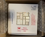 New Academy Pink Porcelain Mosaic Tiles 10 Sq Ft * Wall Floor. Price: $95.00.