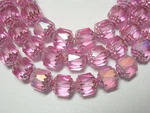 25 Pink Apollo With Ends Cathedral Czech Glass 8MM Beads New. Price: $7.39.