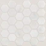 Shaw CS80M Boca Hexagon Polished Mosaic - 12" Sheet Pearl New. Price: $27.21.