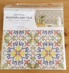 Home Tuscan Tile Peel & Stick Backsplash 4-PACK 10X10 NH2365 Vinyl Kitchen New. Price: $21.99.