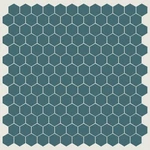 Shaw 589TS Technicolor Dreams - 11" Hexagon Penny Floor And Blue New. Price: $26.60.