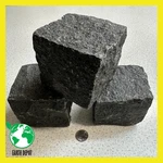 3 Pack! Black Granite Cobble Stone 4" Square Rocks, Edging Aquarium Fish Tank New. Price: $39.99.