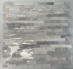 9 Pack Msi Alaska Gray 12" Textured Marble Floor & Wall Mosaic Tile New. Price: $39.99.