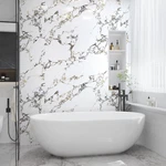 White Gold Marble Contact Paper Peel And Stick For Countertops 32X354 Inch New. Price: $97.99.