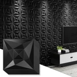 Black Pvc 3D Wall Panels, 33 Pack 11.8''X11.8''GEOMETRIC Design For Modern Ho... New. Price: $57.81.