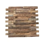 Ekena Millwork WPW12X12INMENA Interlocking Boat Wood Mosaic Wall Tile, Natural New. Price: $16.99.