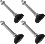 4 Pcs Metal Adjustable Leveling Feet Heavy M12,5.1" Height, Black New. Price: $23.94.