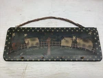 Vintage Craft Farm House Country Paint Wood, Key Holder Wall Decoration Used. Price: $11.20.