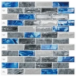 Blue Peel And Stick Tiles,kitchen Backsplash 3D Self Adhesive Wall Marble Til... New. Price: $43.55.