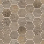 Shaw 571TS City Lights - 6" 7" Hexagon Floor And Wall Tile Brick Lane New. Price: $60.00.