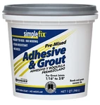 Custom Building Products Simplefix Indoor Alabaster Grout 1 Qt New. Price: $30.95.