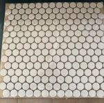 Daltile Penny Round Satin White Wall And Floor Backsplash (16 Pack) New. Price: $150.00.