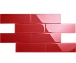 Giorbello Glass Subway Tiles, 6X9 Ruby Red, 1 Box- 27 Pcs Open. Price: $30.00.